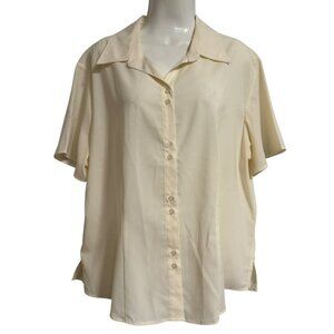 Joanna‎ Plus Stretch BlouseSZ 1X Career Chic